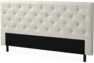 Delux Pikerad Låg - Sänggavel, 90-210 cm - Beige