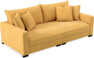 Rossi - 3-sits soffa, hel dyna - Gul