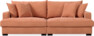 Rossi - 3-sits soffa - Gul
