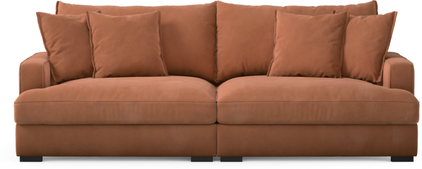 Rossi - 3-sits soffa - Gul