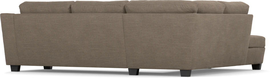 Friday - 2,5-sits soffa med divan vänster - Brun