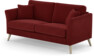 Eden - 2,5-sits soffa - Röd
