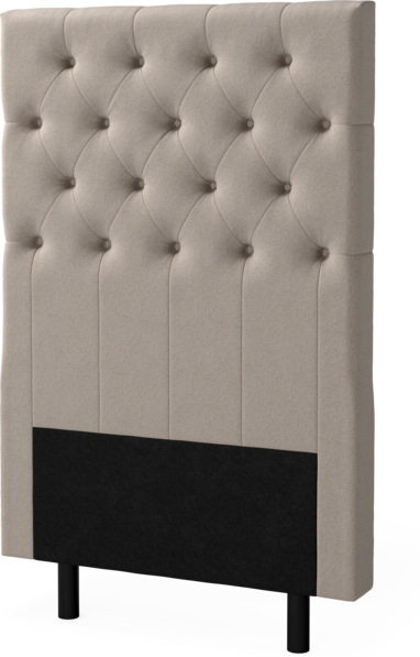 Delux Pikerad XL - Sänggavel, 90-210 cm - Beige