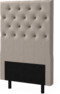 Delux Pikerad XL - Sänggavel, 90-210 cm - Beige