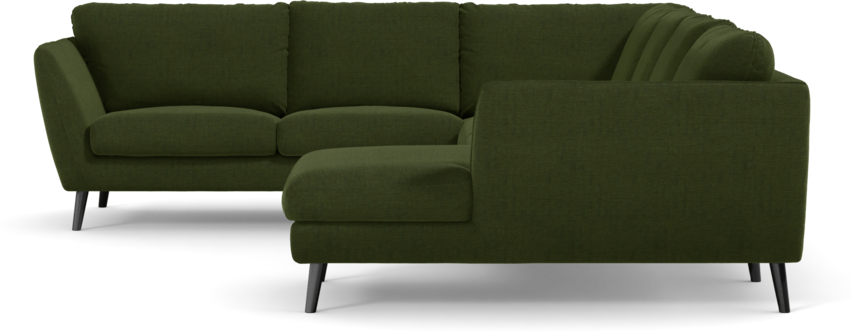 Madison Lux - Hörnsoffa med schäslong höger - Grön