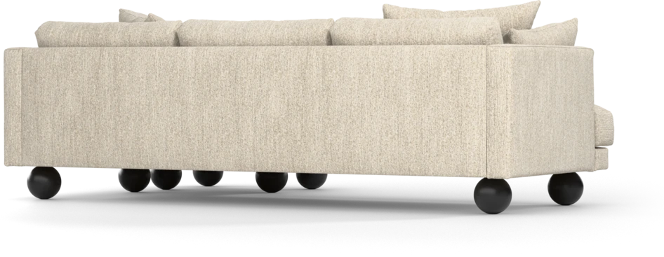 Harper - 4-sits med schäslong höger  - Beige