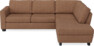Friday - 2,5-sits soffa med divan höger - Orange