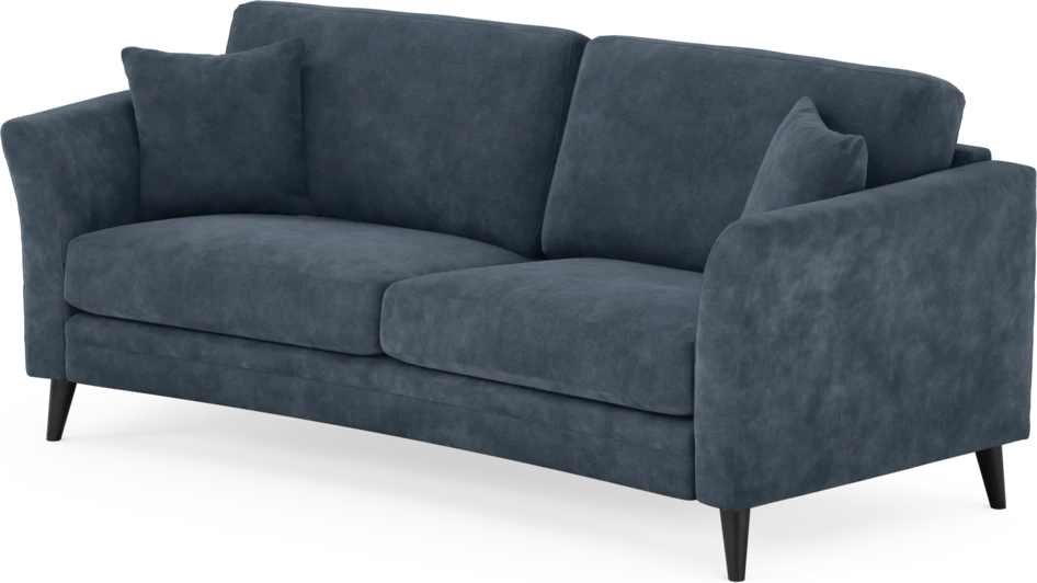 Eden - 2,5-sits soffa svängd - Blå