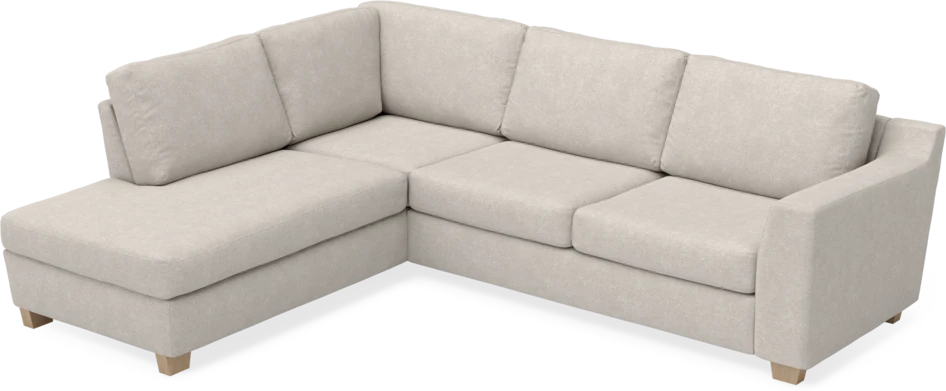 Friday - 2,5-sits soffa med divan vänster - Grå