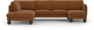 Madison Lux - 2-sits soffa med divan vänster och schäslong höger - Orange