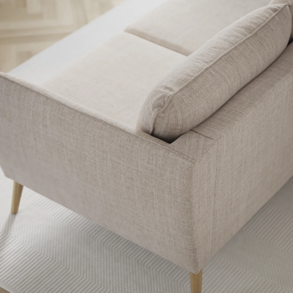 County - 3-sits soffa med divan vänster och schäslong höger - Beige