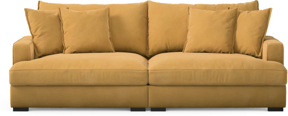 Rossi - 3-sits soffa - Gul