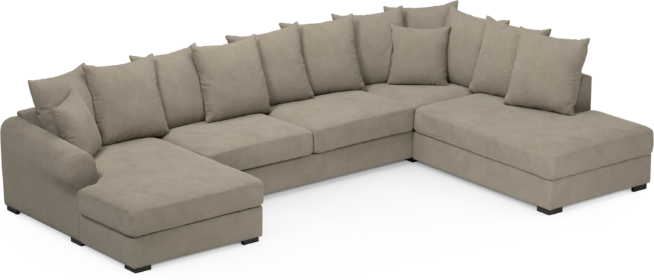 Town - 3-sits soffa med divan höger och schäslong vänster - Beige