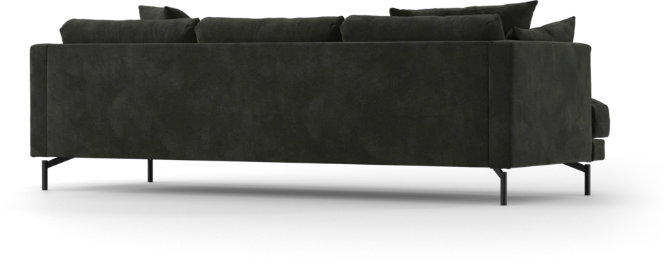 Harper - 4-sits soffa - Svart