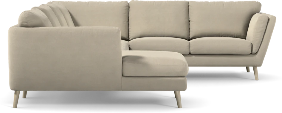Madison - Hörnsoffa med schäslong vänster - Beige