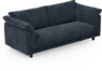 Cherrie - 2,5-sits soffa, hel dyna, fast klädsel - Blå