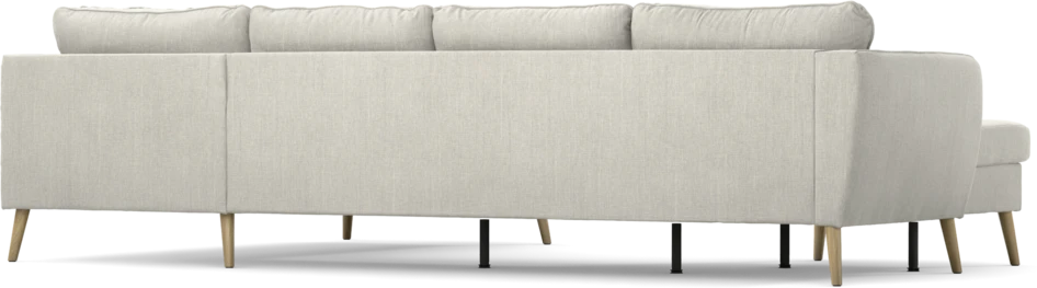 County - 3-sits soffa med schäslong vänster och divan höger - Grå