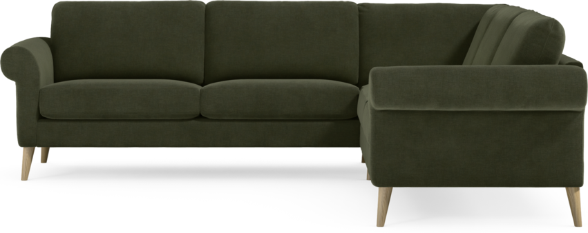 Bridge - Hörnsoffa, 2+2-sits - Grön