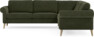 Bridge - Hörnsoffa, 2+2-sits - Grön