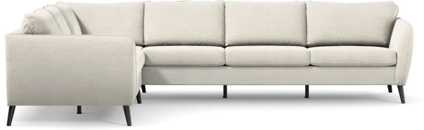 County - Hörnsoffa, 2+3-sits - Vit