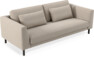 Willow - 3-sits soffa, hel dyna, fast klädsel - Beige