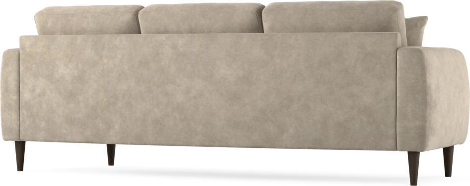 Eden - 3-sits soffa svängd - Beige