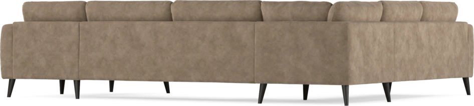 Bridge - Hörnsoffa, 2+3-sits med schäslong höger - Beige