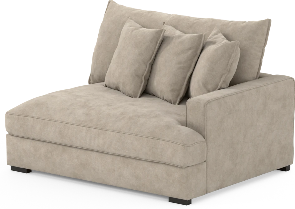 Rossi - 2-sits med armstöd höger - Beige