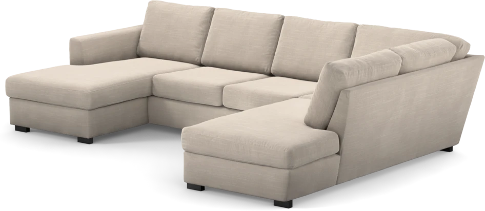 Friday - 3-sits soffa med schäslong vänster och divan höger - Beige