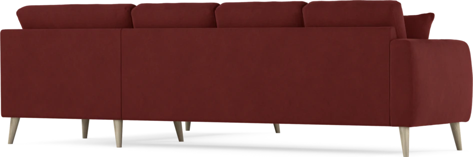 Eden - Hörnsoffa, 3+2-sits - Röd