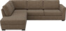 Friday - 2,5-sits soffa med divan vänster - Brun