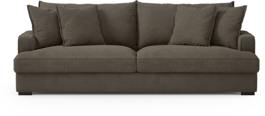 Mila - 4-sits soffa - Brun