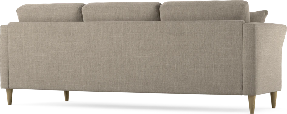 Eden - 3-sits soffa svängd - Beige