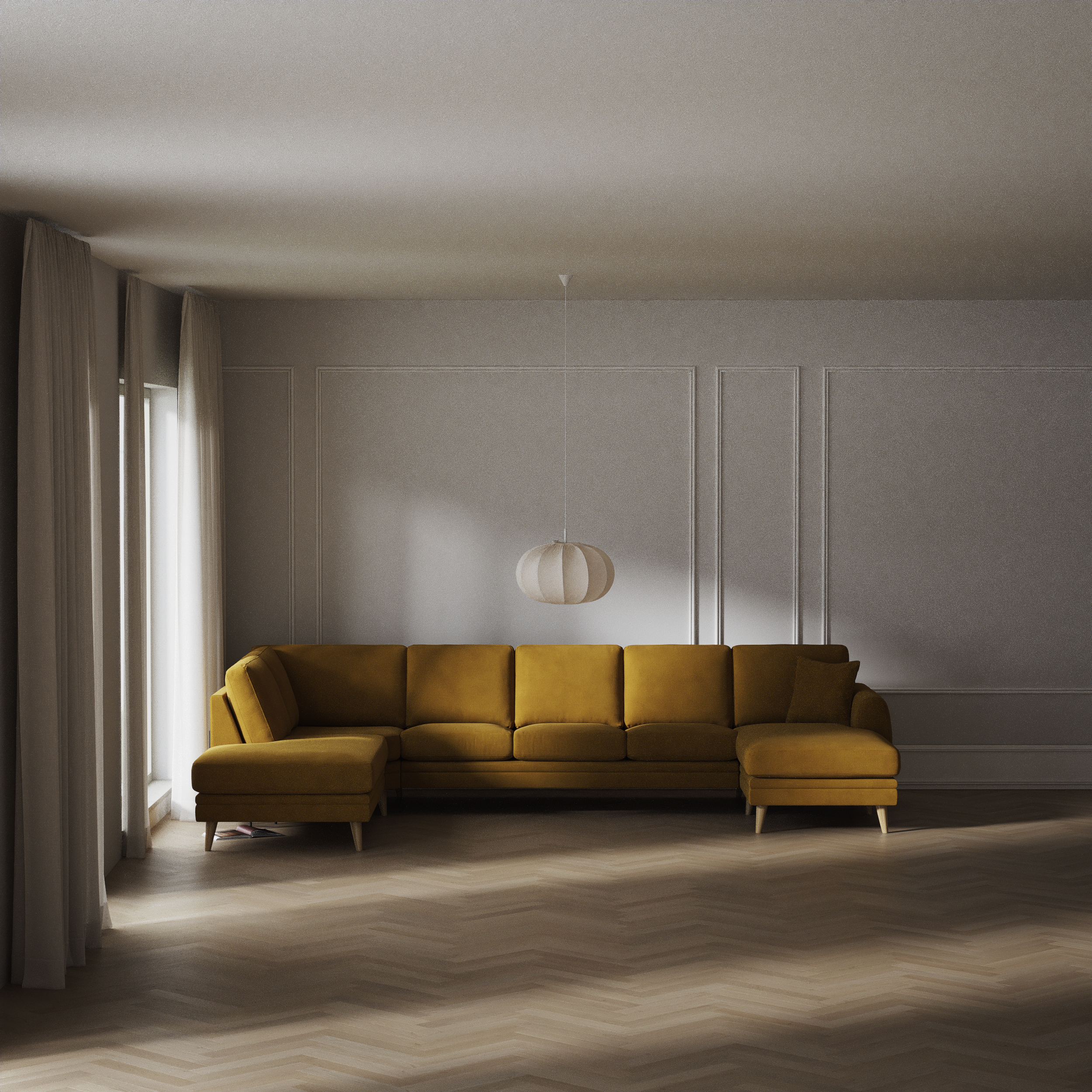 Eden - 3-sits soffa med divan vänster och schäslong höger - inspiration