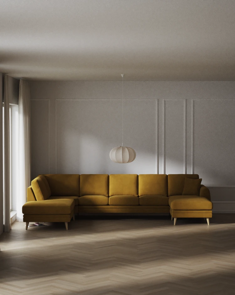 Eden - 3-sits soffa med divan vänster och schäslong höger - inspiration