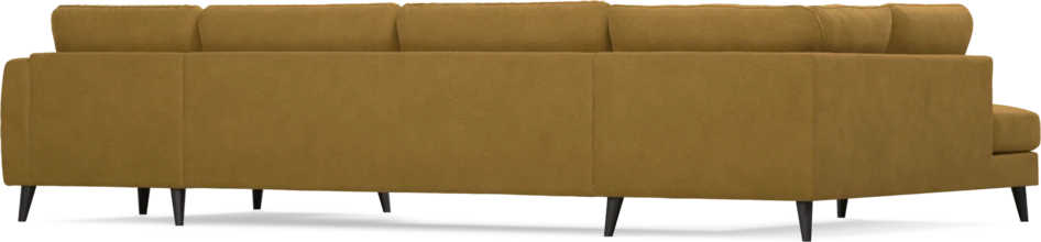 Bridge - 3-sits soffa med divan vänster och schäslong höger - Gul