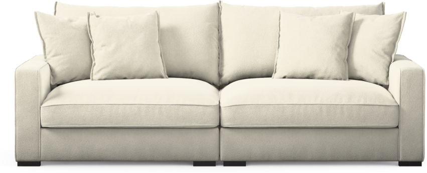 Rossi - 3-sits soffa - Vit