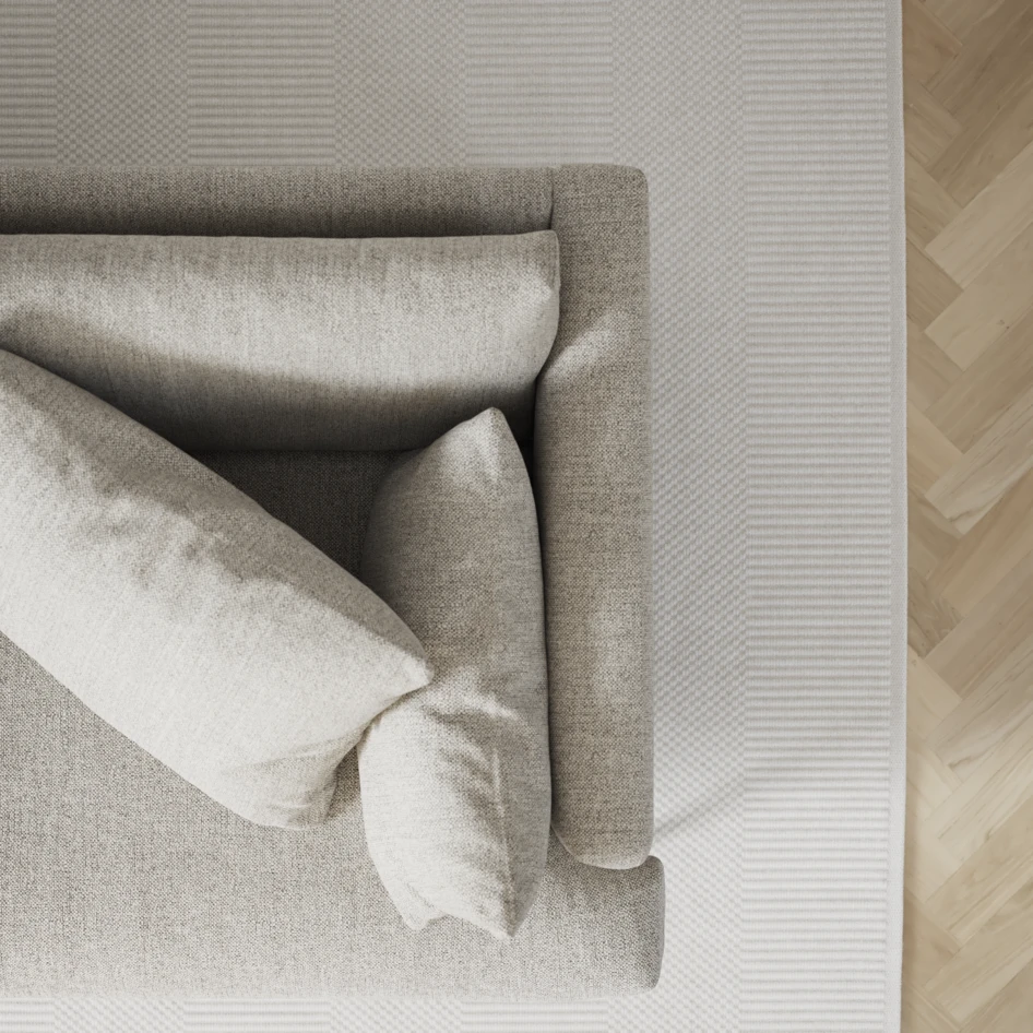 Harper - 4-sits soffa - Vit