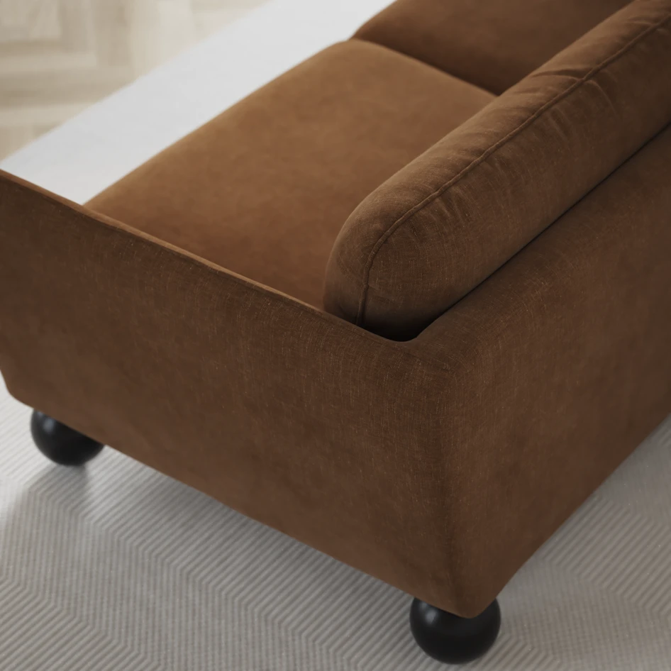 Madison Lux - Hörnsoffa 2+3-sits, hörn 2 - Brun
