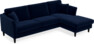 Eden - 2,5-sits soffa med schäslong - Blå