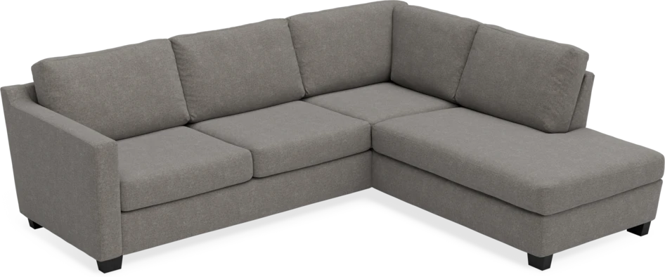 Friday - 2,5-sits soffa med divan höger - Grå