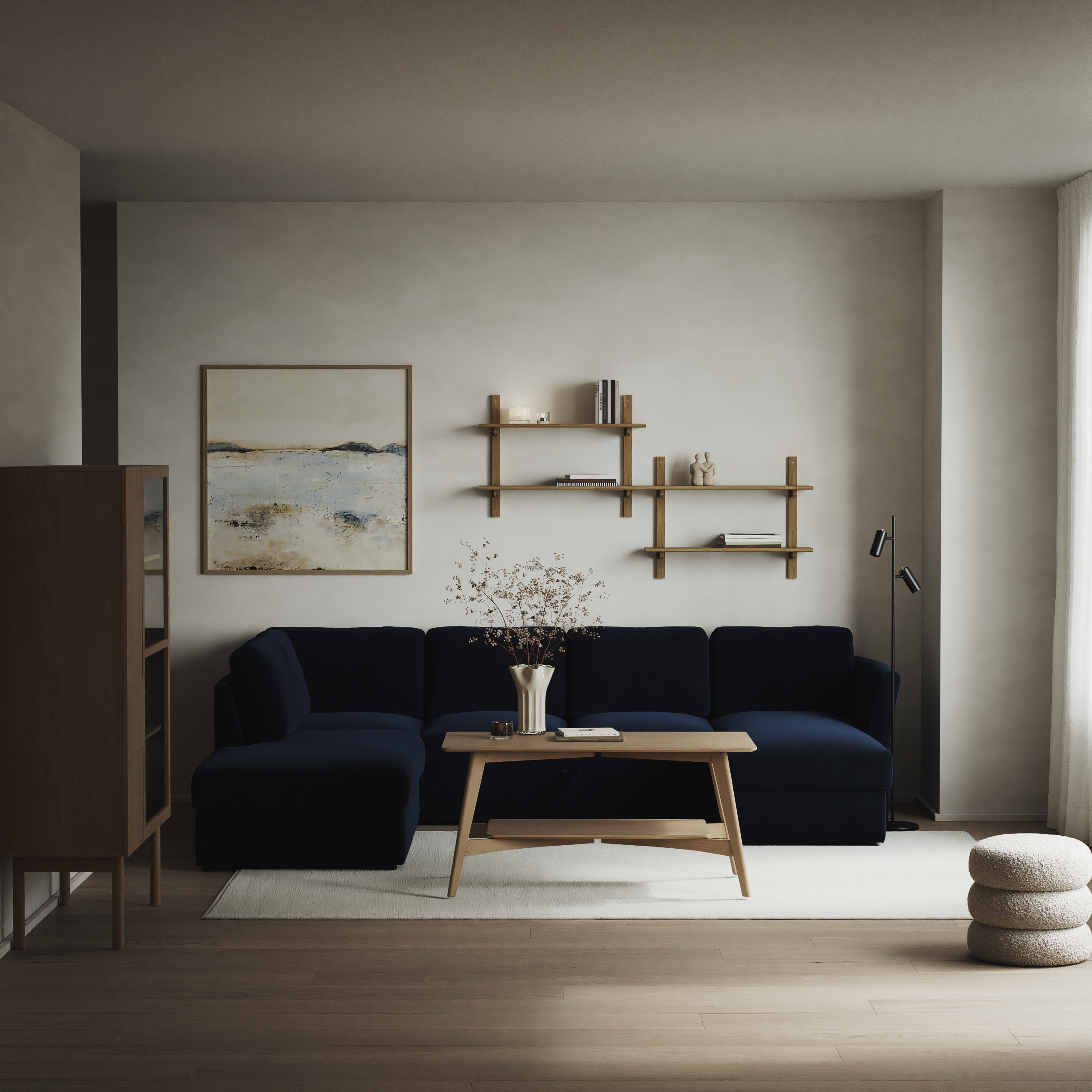 Öland - Bäddsoffa med divan vänster och schäslong höger - inspiration