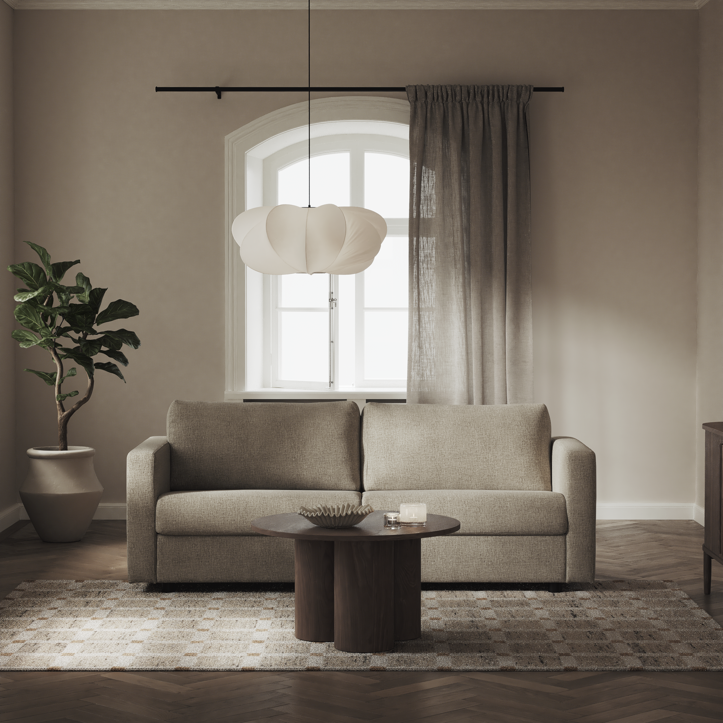 Lindö - Bäddsoffa 3-sits  - inspiration