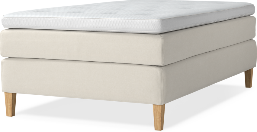 Delux Sense - Kontinentalsäng, enkelsäng 120 cm med bäddmadrass