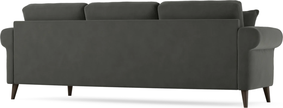 Eden - 3-sits soffa svängd - Grå