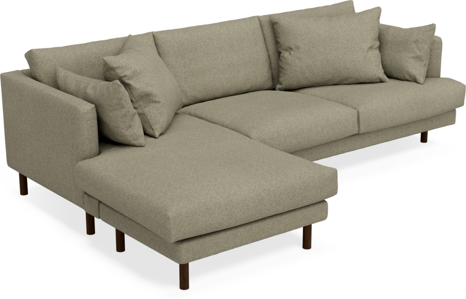 Harper - 4-sits med schäslong vänster - Beige