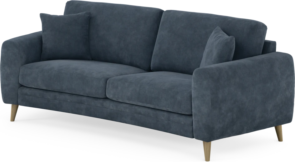 Eden - 2,5-sits soffa svängd - Blå