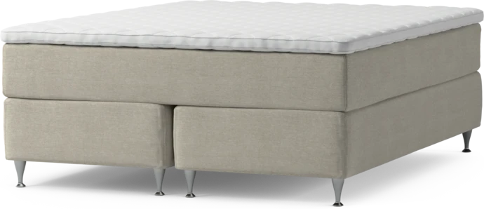 Delux Exclusive, Kontinentalsäng, dubbelsäng med bäddmadrass och sängben