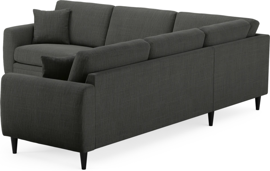 Eden - Hörnsoffa, 2,5+2,5-sits - Grå