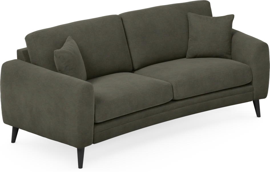 Eden - 2,5-sits soffa svängd - Grå